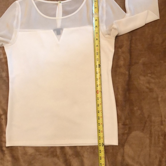 Ann Taylor top sheet sleeves - Picture 5 of 7